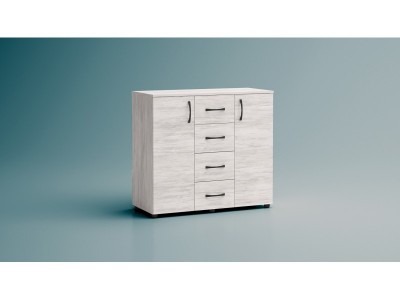 Συρταριέρα Apolo 4 (blanco δρυς)